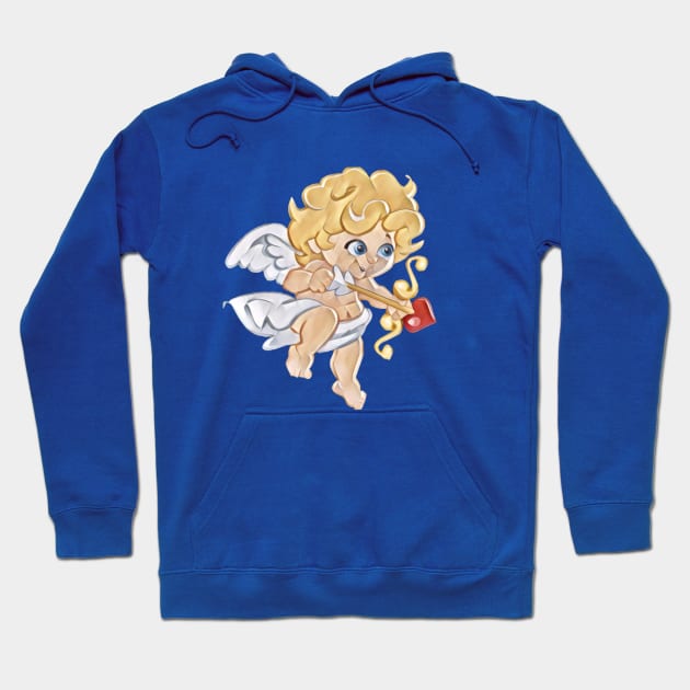 Valentine's Day Cupid Apparel Hoodie by Topher's Emporium